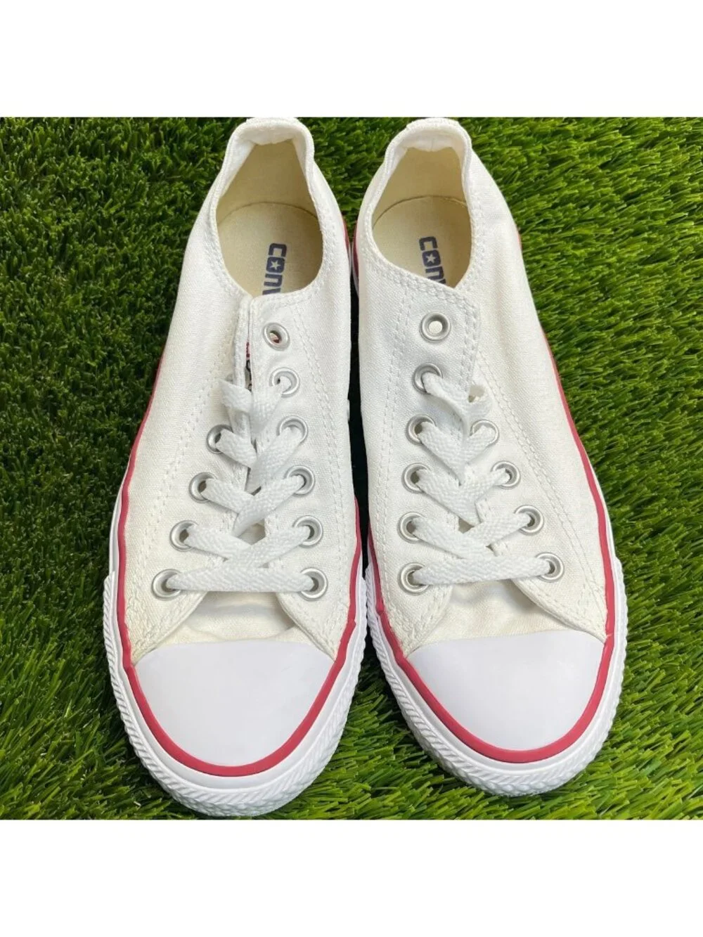 Converse Chuck Taylor All Star Low Womens Size 7 White Athletic Shoes Sneakers